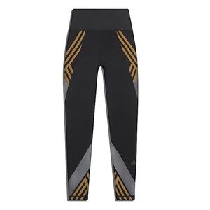 Ivy park x adidas leggings black and gold size M